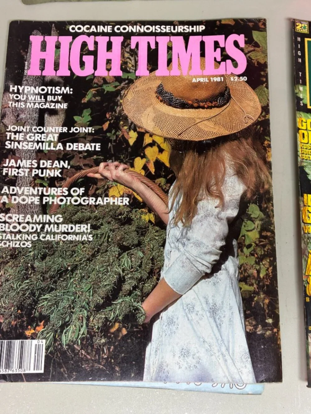 Vintage High Times Magazine Lot of 4 80's 90's Retro Counterculture